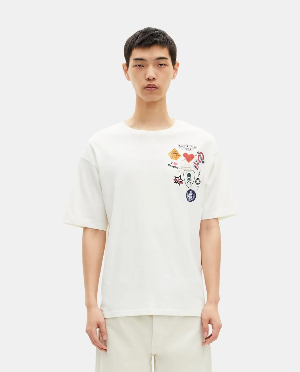 Мужская футболка с принтом в виде сосен The Kooples, белый
Мужская футболка с принтом в виде сосен The Kooples, белый