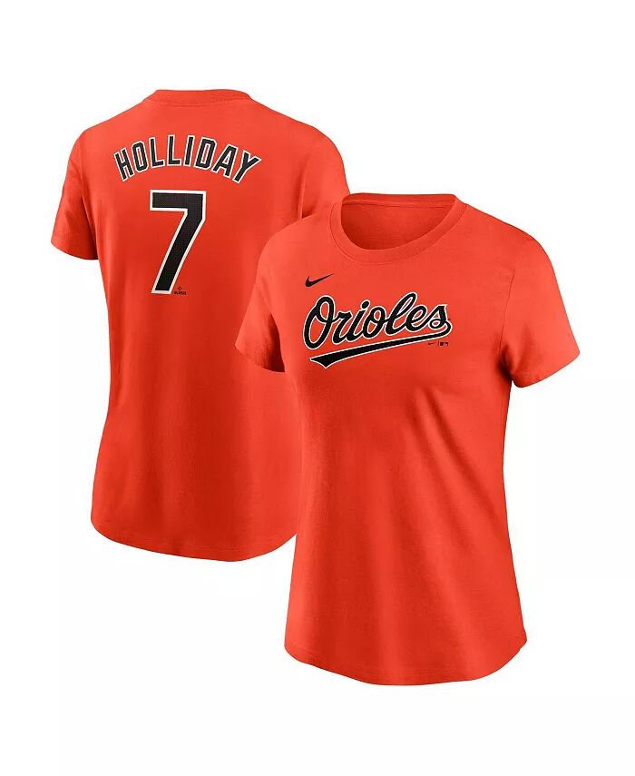 Женская футболка Jackson Holliday Orange Baltimore Orioles Fuse с именем и номером Nike
Женская футболка Jackson Holliday Orange Baltimore Orioles Fuse с именем и номером Nike