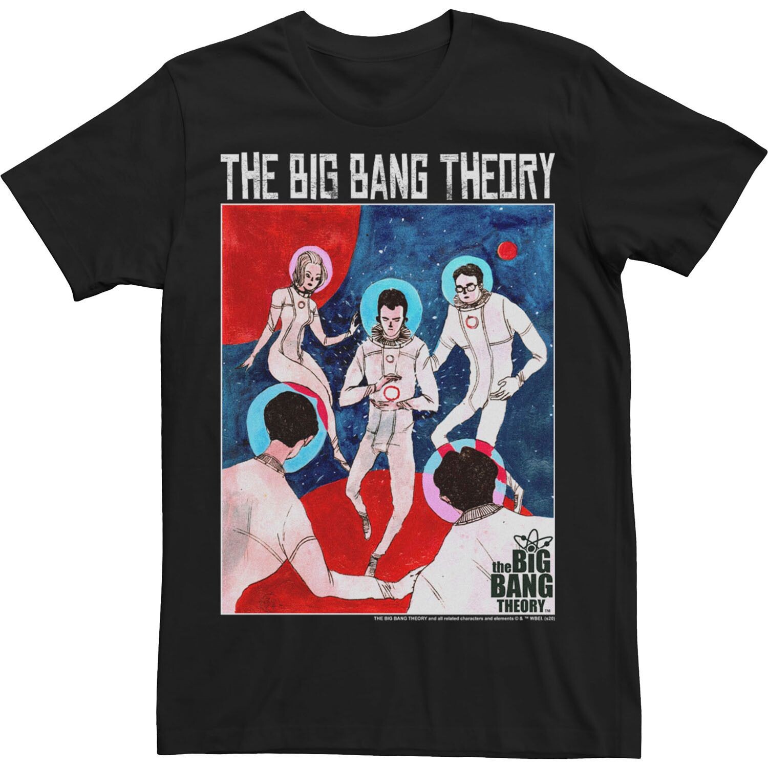 Мужская футболка с акварельным плакатом астронавта «Теория большого взрыва» Licensed Character
Мужская футболка с акварельным плакатом астронавта «Теория большого взрыва» Licensed Character