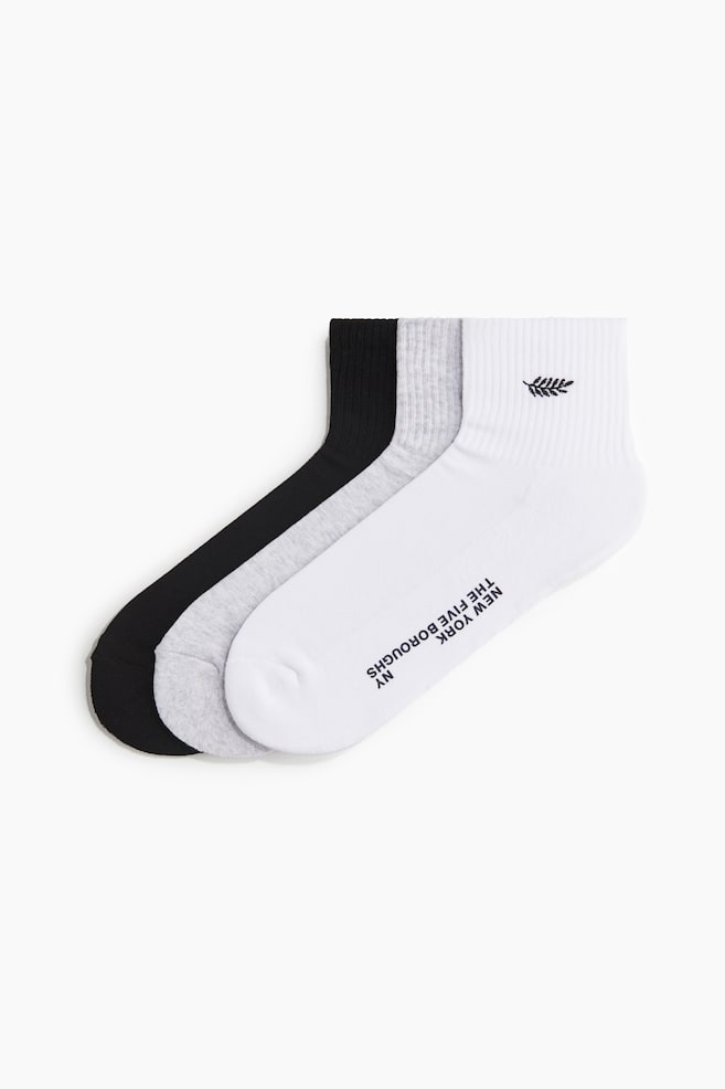 3 пары коротких носков H&M, мультиколор
3 пары коротких носков H&M, мультиколор