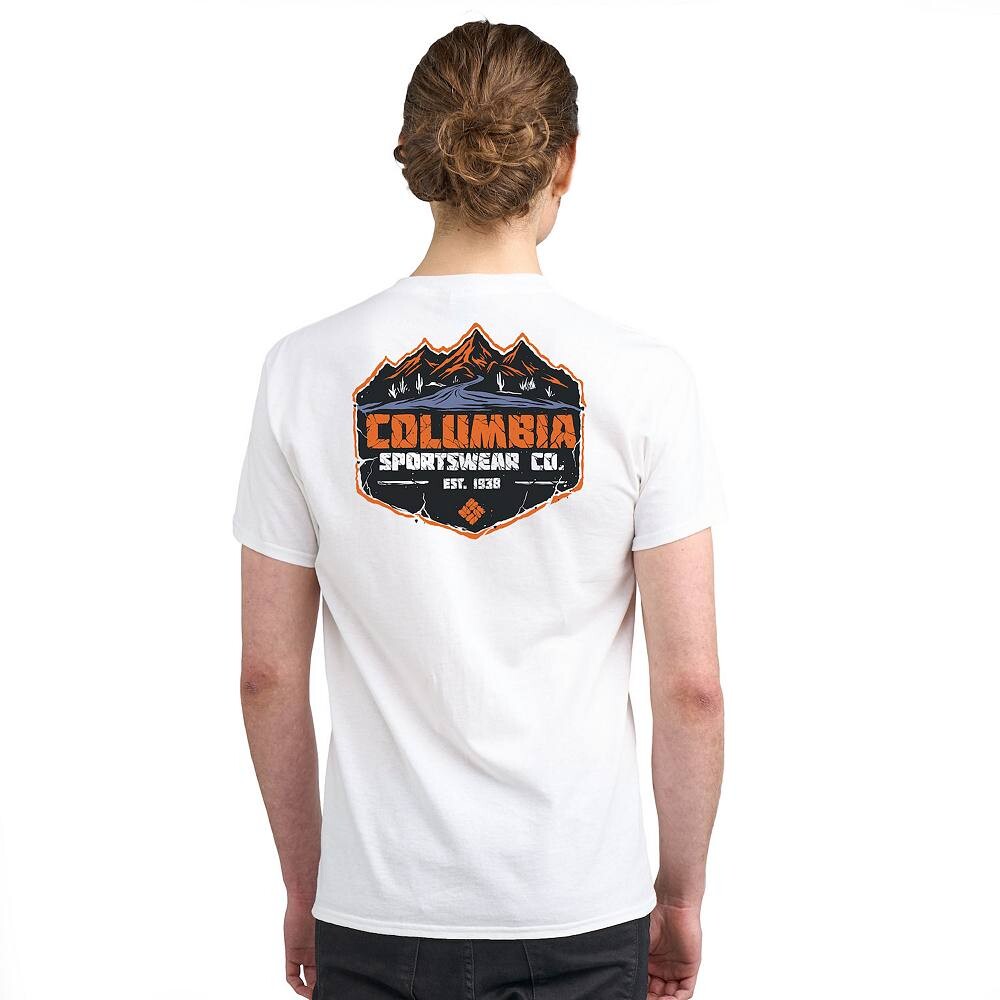 Мужская футболка Columbia с коротким рукавом и рисунком, цвет White Columbia
Мужская футболка Columbia с коротким рукавом и рисунком, цвет White Columbia