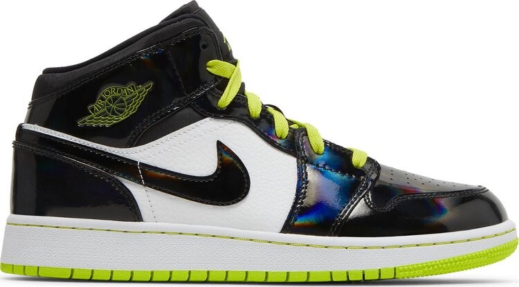 Кроссовки Air Jordan 1 Mid SE GS Black Cyber, черный
Кроссовки Air Jordan 1 Mid SE GS Black Cyber, черный