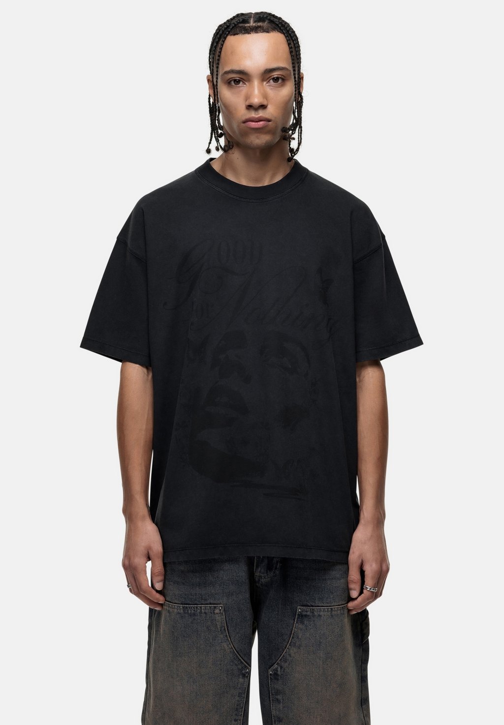 Футболка с принтом Good For Nothing, черный 
Футболка с принтом Good For Nothing, черный