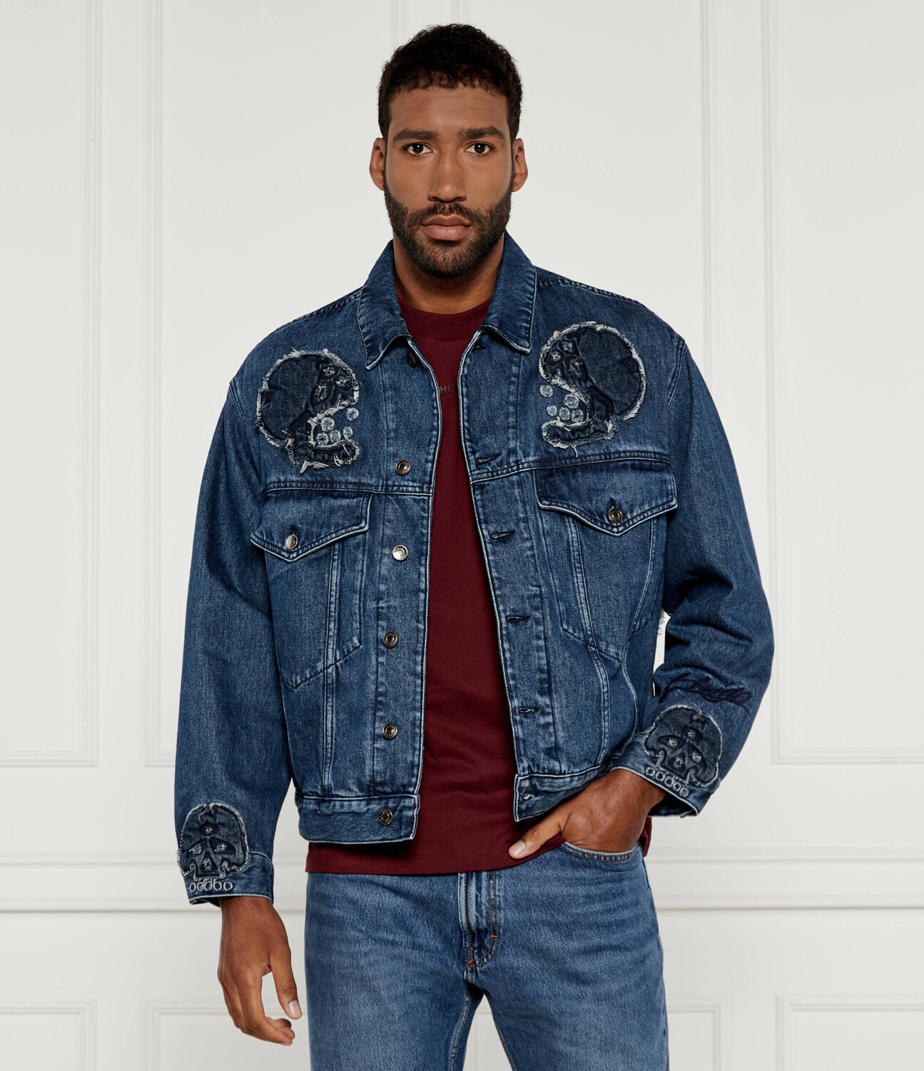 Куртка HUGO 097 Regular Fit, синий 
Куртка HUGO 097 Regular Fit, синий