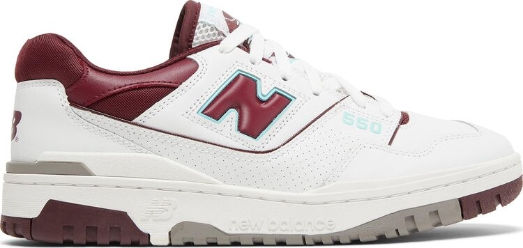 Кроссовки New Balance 550 'Burgundy Turquoise', белый
Кроссовки New Balance 550 'Burgundy Turquoise', белый