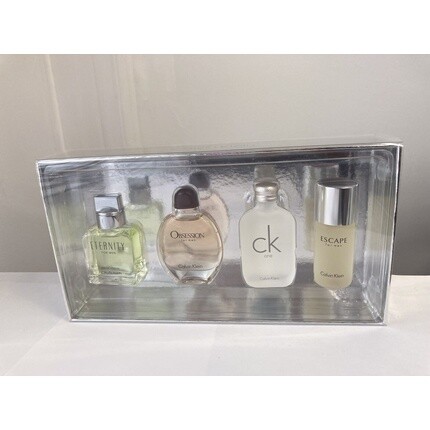 Подарочный набор из 4 предметов Calvin Klein 15 мл Eternity Obsession CK One Escape Cologne для мужчин
Подарочный набор из 4 предметов Calvin Klein 15 мл Eternity Obsession CK One Escape Cologne для мужчин