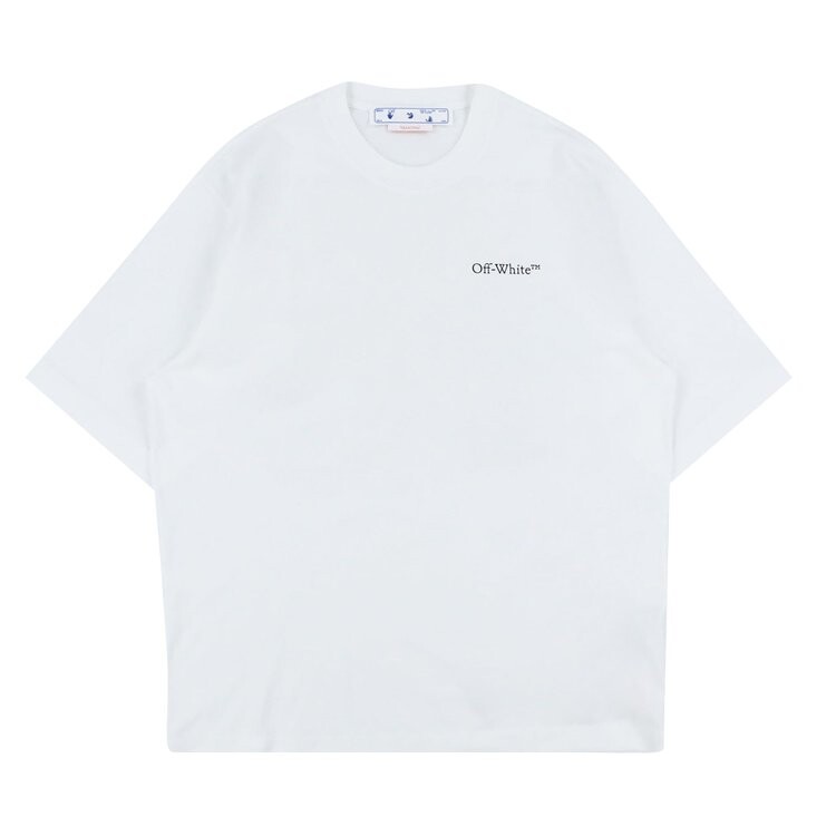 Футболка мужская Off-White Caravaggio свободного кроя с логотипом, белый
Футболка мужская Off-White Caravaggio свободного кроя с логотипом, белый