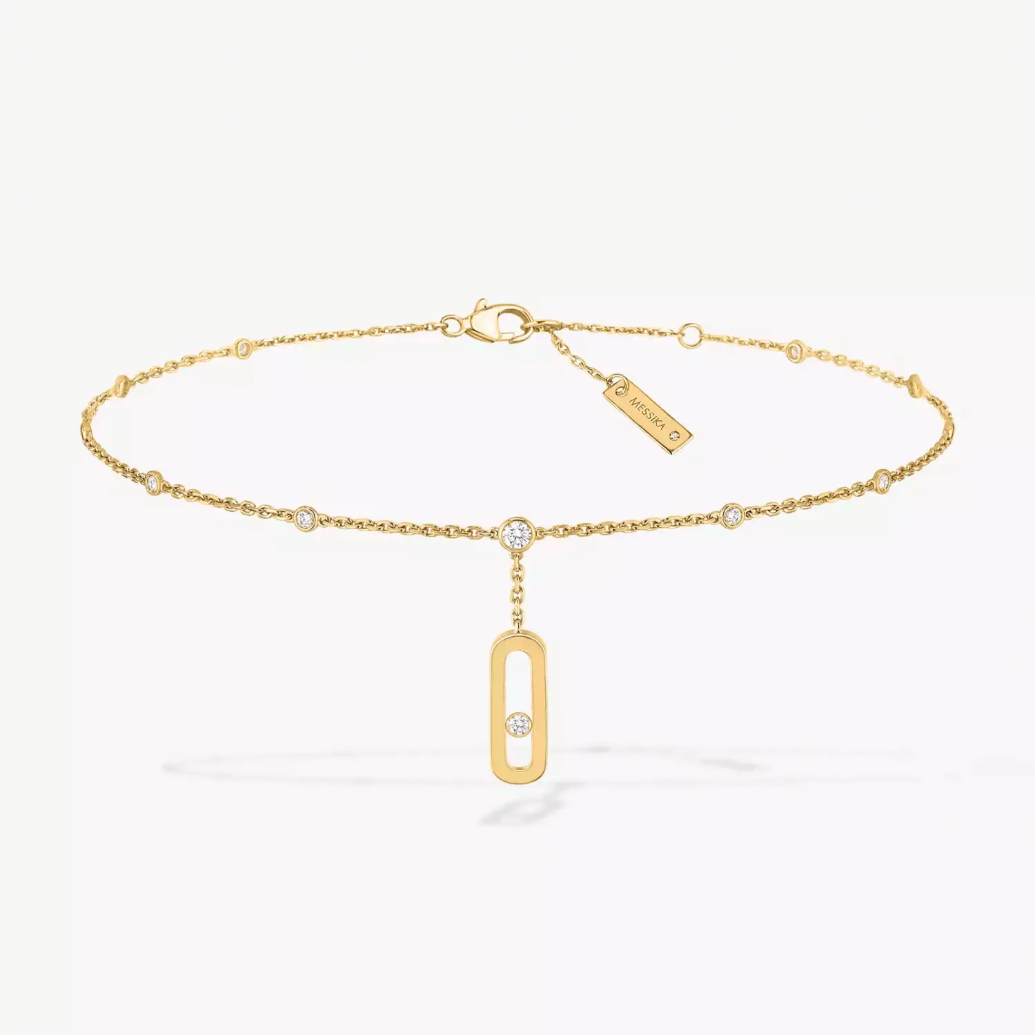 Браслет Messika Move Uno Ankle, желтое золото/бриллианты
Браслет Messika Move Uno Ankle, желтое золото/бриллианты