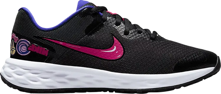 Кроссовки Nike Revolution 6 SE GS 'Street Art', черный
Кроссовки Nike Revolution 6 SE GS 'Street Art', черный