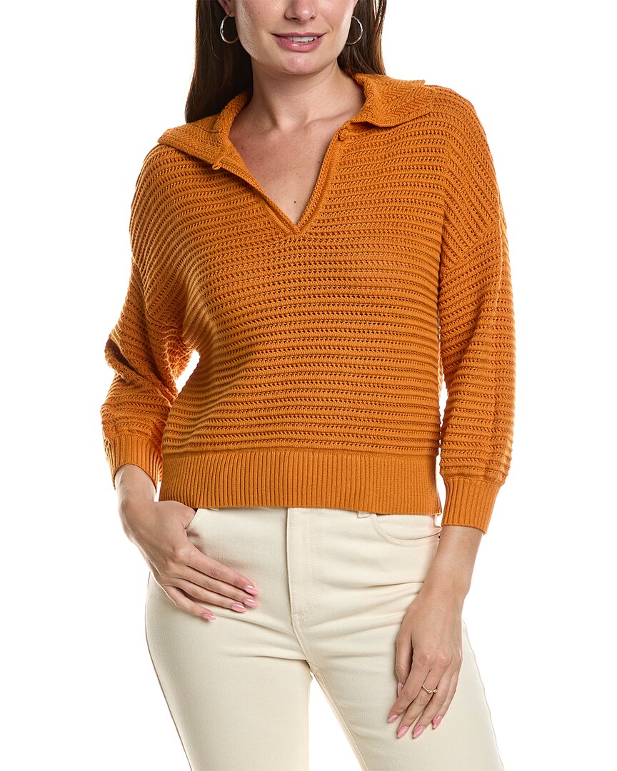 Lilla P Свитер с волнистым воротником, желтый
Lilla P Свитер с волнистым воротником, желтый