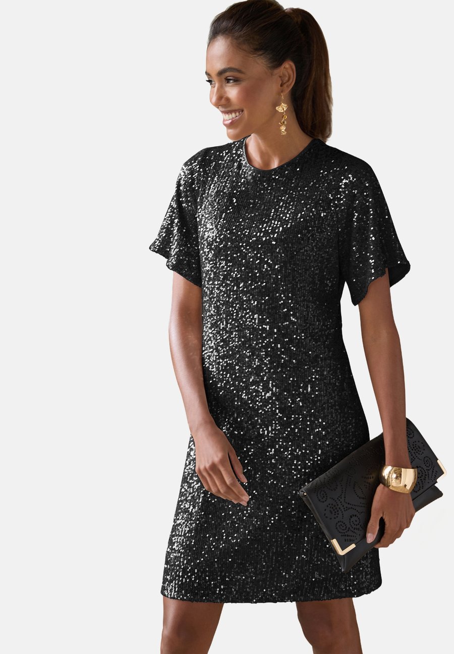 Платье LASCANA PAILLETTEN, Schwarz/Black
Платье LASCANA PAILLETTEN, Schwarz/Black