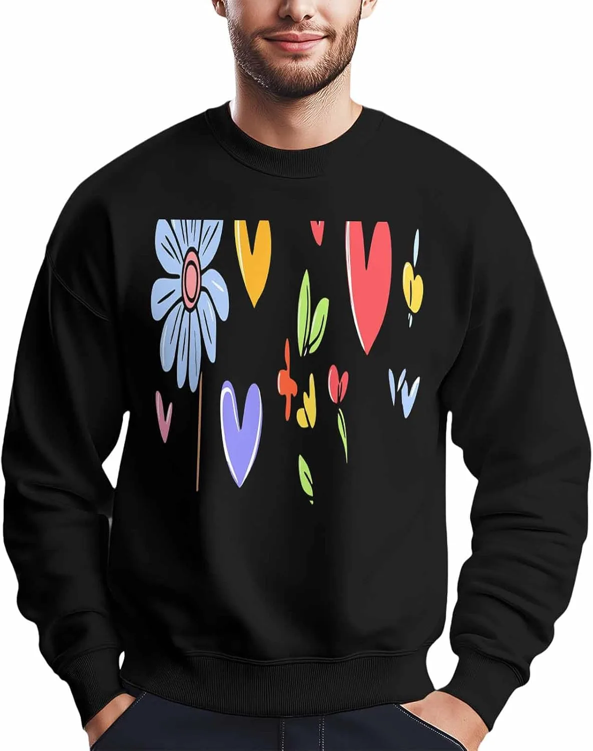 Мужской свитшот с принтом цветов, лонгслив Winvebermior
Мужской свитшот с принтом цветов, лонгслив Winvebermior