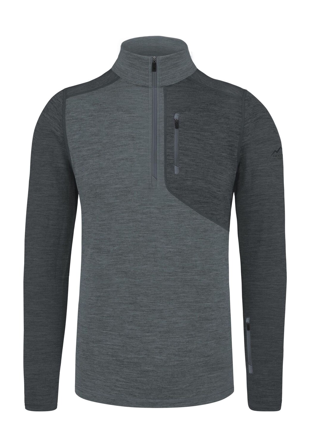 Мужская куртка из шерсти мериноса с длинным рукавом и молнией 1/4 «Милдура» normani, серый
Мужская куртка из шерсти мериноса с длинным рукавом и молнией 1/4 «Милдура» normani, серый