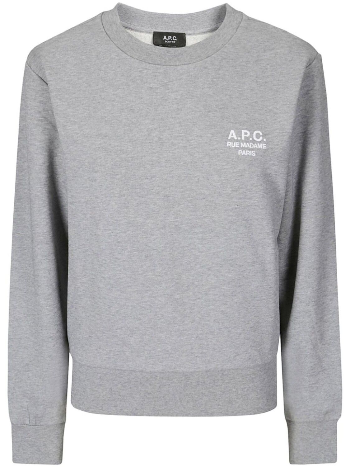 A.P.C. толстовка Rue Madame, серый 
A.P.C. толстовка Rue Madame, серый