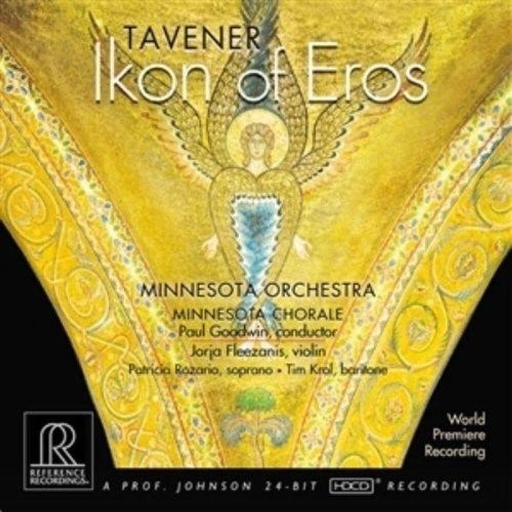 Диск CD Tavener: Ikon of Eros - John Tavener, Paul Goodwin, Patricia Rozario, Tim Krol, Jorja Fleezanis, Minnesota Chorale, Minnesota Orchestra
Диск CD Tavener: Ikon of Eros - John Tavener, Paul Goodwin, Patricia Rozario, Tim Krol, Jorja Fleezanis, Minnesota Chorale, Minnesota Orchestra