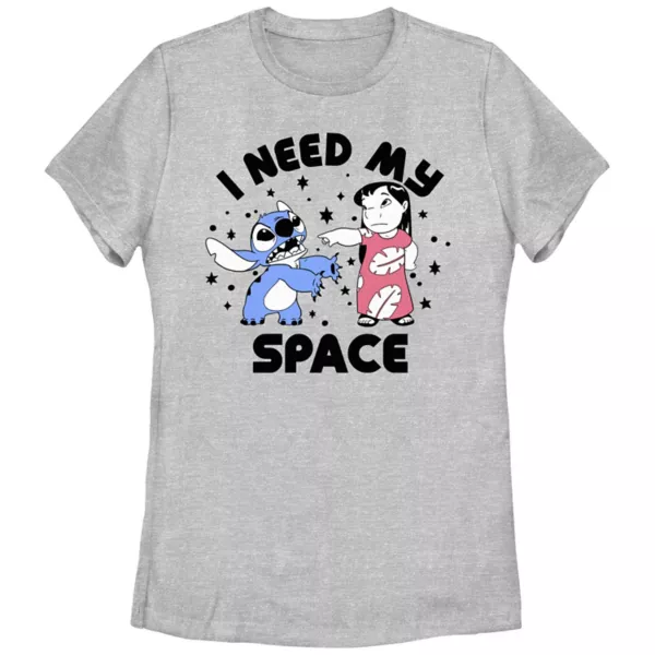 Футболка с принтом «Мне нужна моя космическая» от Лило и Стича Disney, серый
Футболка с принтом «Мне нужна моя космическая» от Лило и Стича Disney, серый
