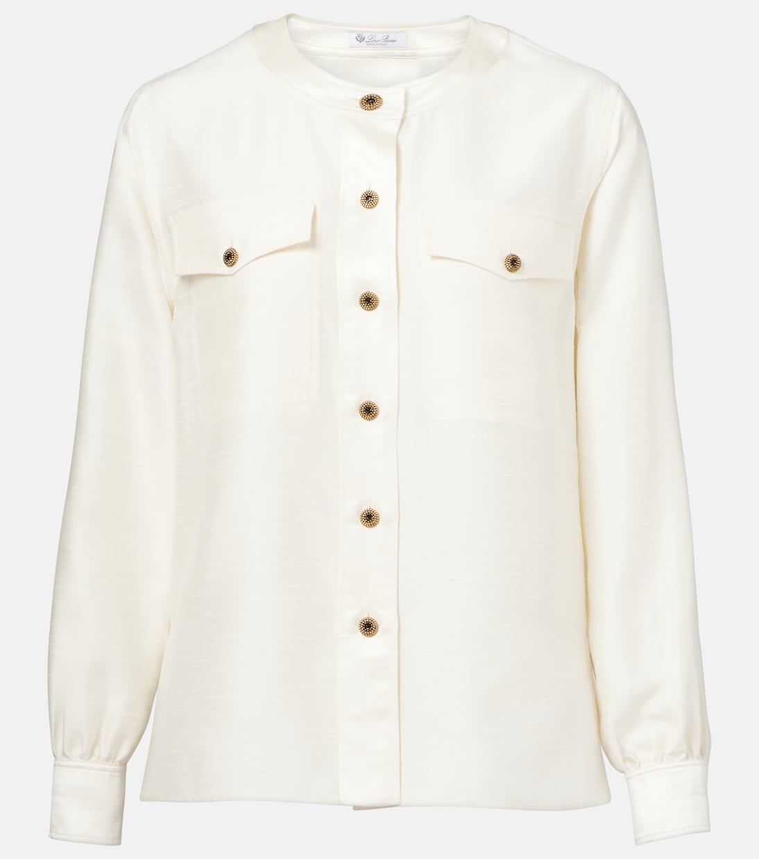 Блузка из шелкового шантунга Quincy Loro Piana, Nougat
Блузка из шелкового шантунга Quincy Loro Piana, Nougat