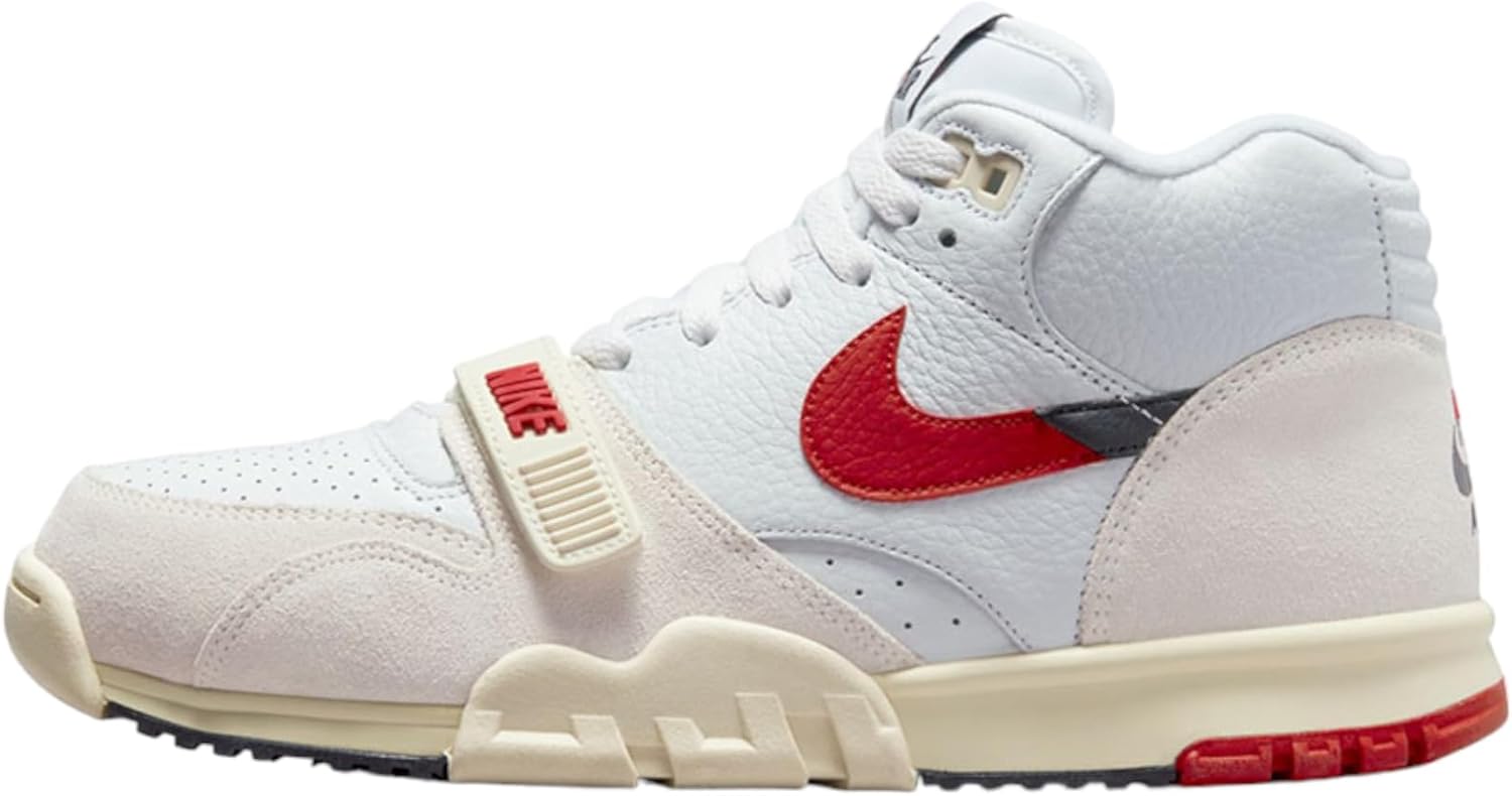 Мужские баскетбольные кроссовки Nike Air Trainer 1 Photon, белый/черный/красный
Мужские баскетбольные кроссовки Nike Air Trainer 1 Photon, белый/черный/красный