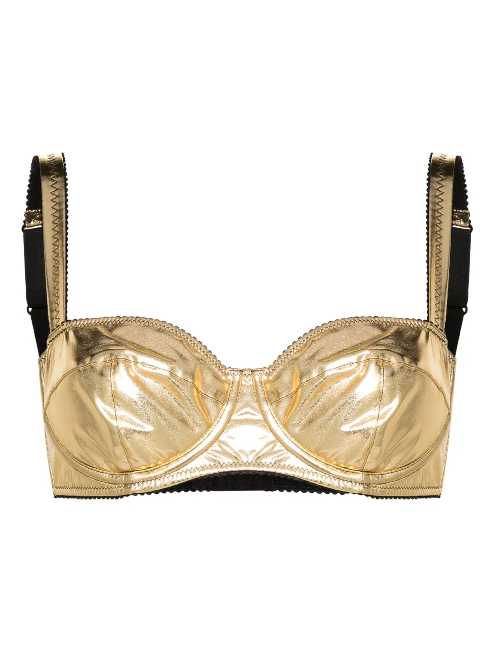 Бюстгальтер-балконет с эффектом металлик DOLCE & GABBANA, золотой
Бюстгальтер-балконет с эффектом металлик DOLCE & GABBANA, золотой