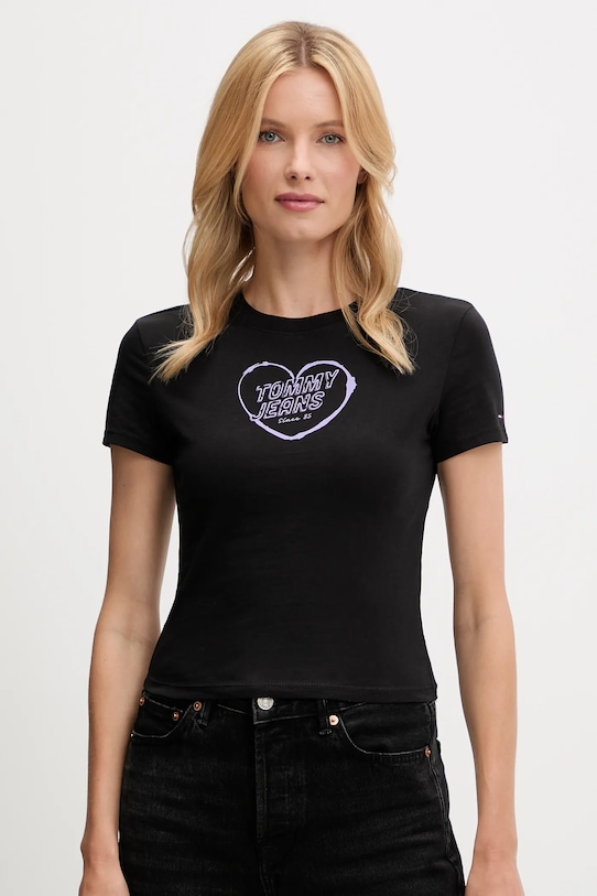 Хлопковая футболка Tommy Jeans, черный
Хлопковая футболка Tommy Jeans, черный