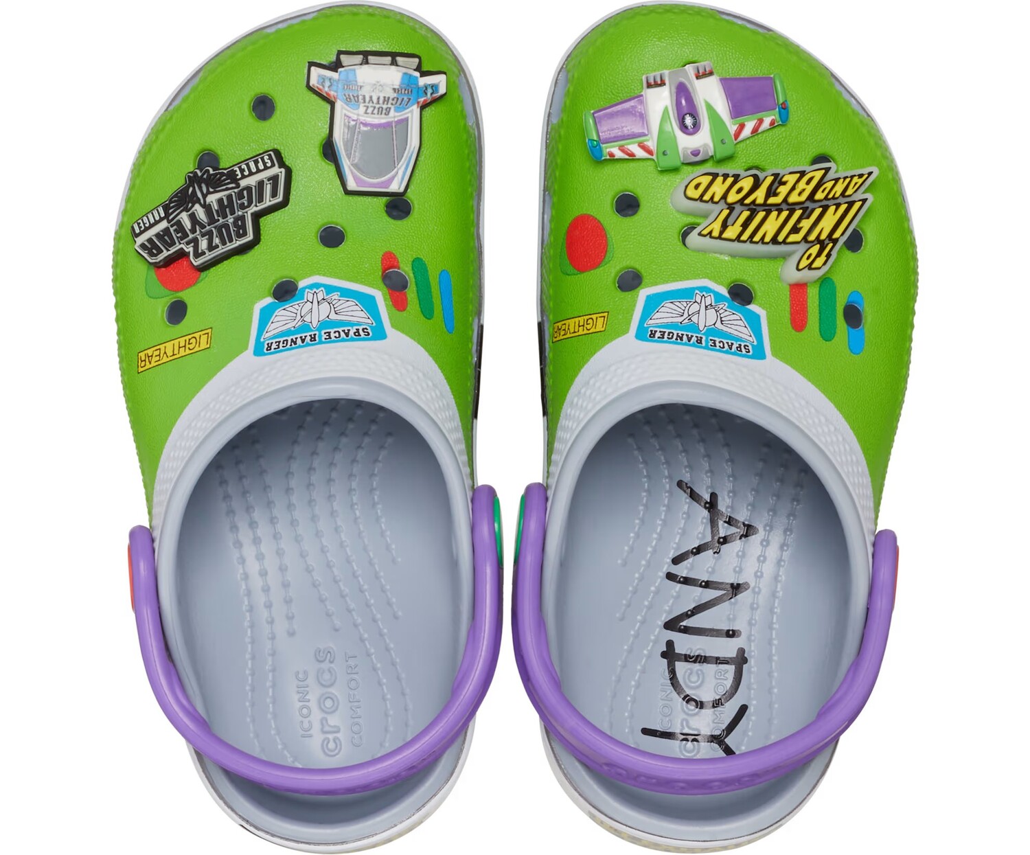 Сабо для маленьких детей Crocs Classic x Toy Story 'Buzz Lightyear', зеленый/серый
Сабо для маленьких детей Crocs Classic x Toy Story 'Buzz Lightyear', зеленый/серый