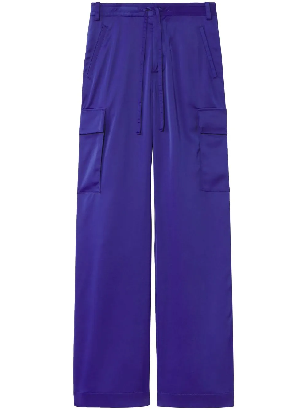 Брюки карго с кулиской Proenza Schouler White Label, синий 
Брюки карго с кулиской Proenza Schouler White Label, синий