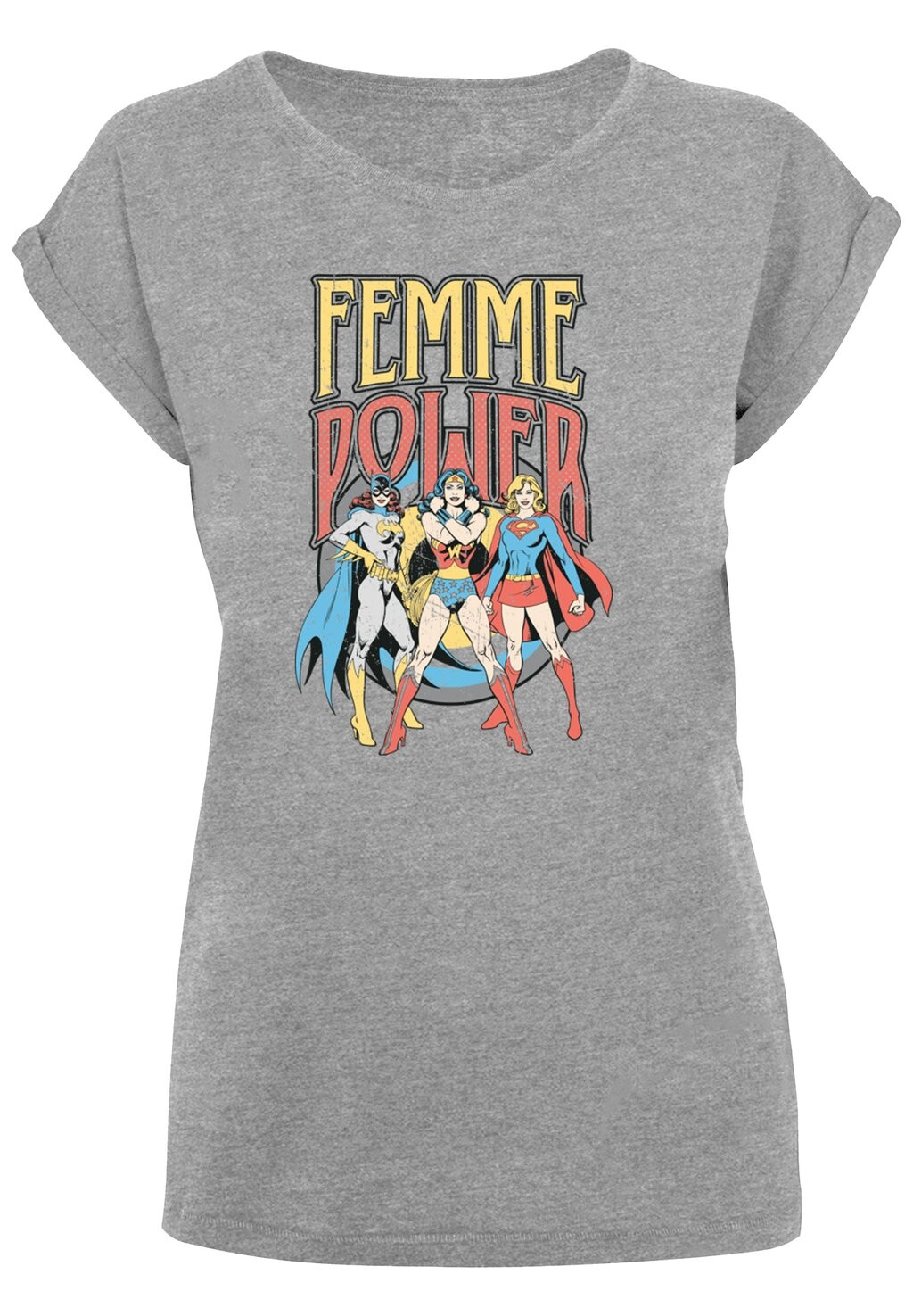 Футболка с принтом DC COMICS SUPERHELDEN FEMME POWER F4NT4STIC, серый
Футболка с принтом DC COMICS SUPERHELDEN FEMME POWER F4NT4STIC, серый