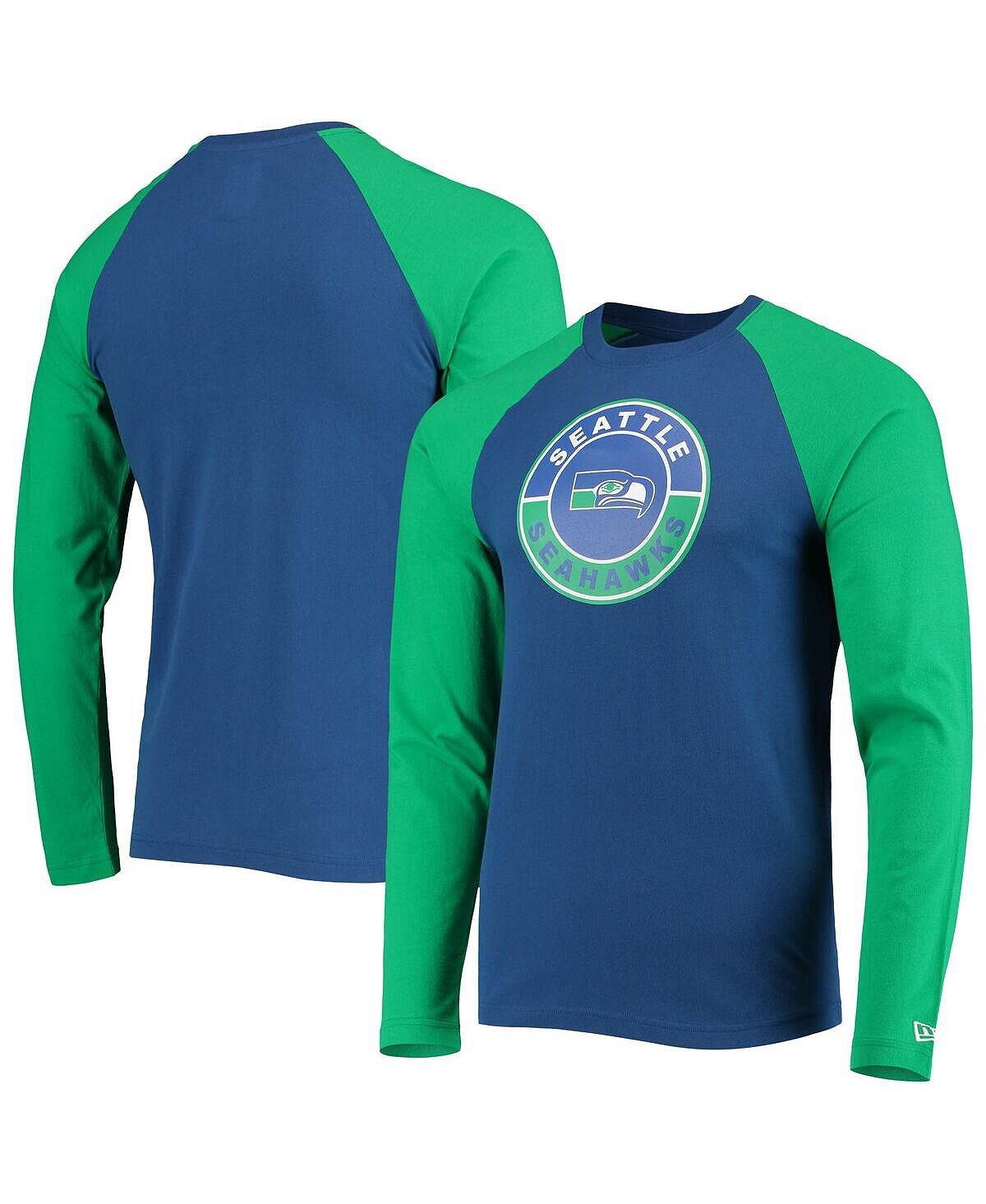 Мужская королевская, зеленая футболка с длинным рукавом seattle seahawks league raglan throwback New Era, мульти
Мужская королевская, зеленая футболка с длинным рукавом seattle seahawks league raglan throwback New Era, мульти