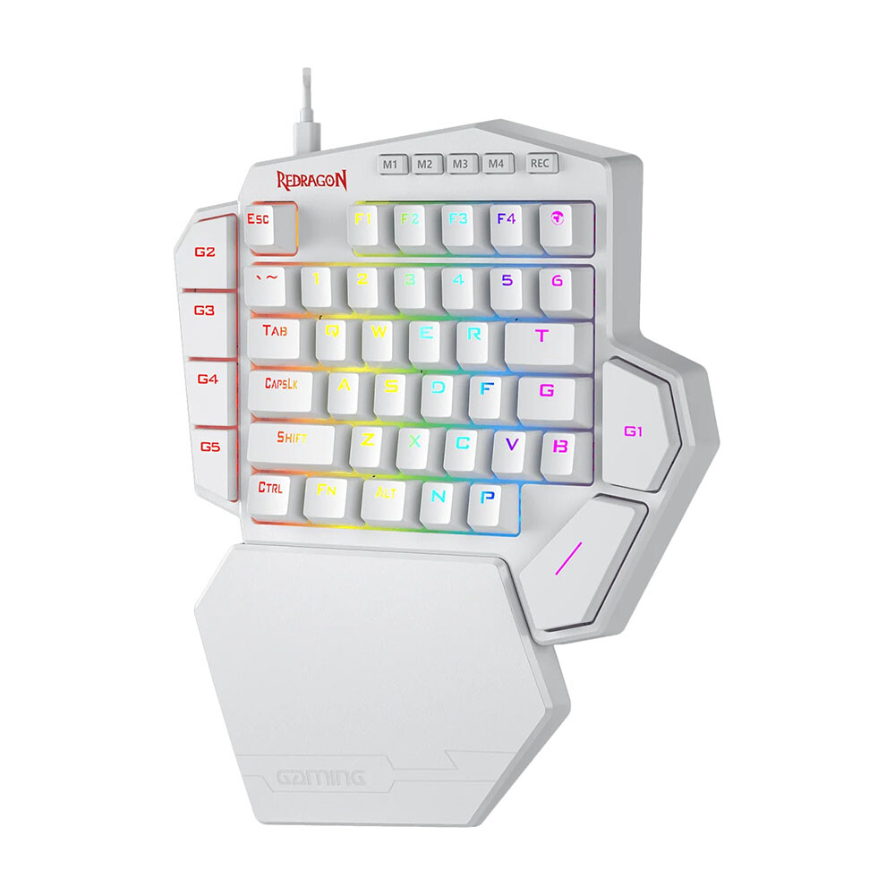 Клавиатура игровая Redragon Diti K585, Blue, белый, английская раскладка
Клавиатура игровая Redragon Diti K585, Blue, белый, английская раскладка