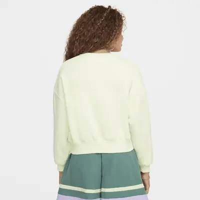 Толстовка Nike Sportswear Club Fleece Girls' Boxy Crew-Neck Sweatshirt, цвет Lime Ice/White
Толстовка Nike Sportswear Club Fleece Girls' Boxy Crew-Neck Sweatshirt, цвет Lime Ice/White
