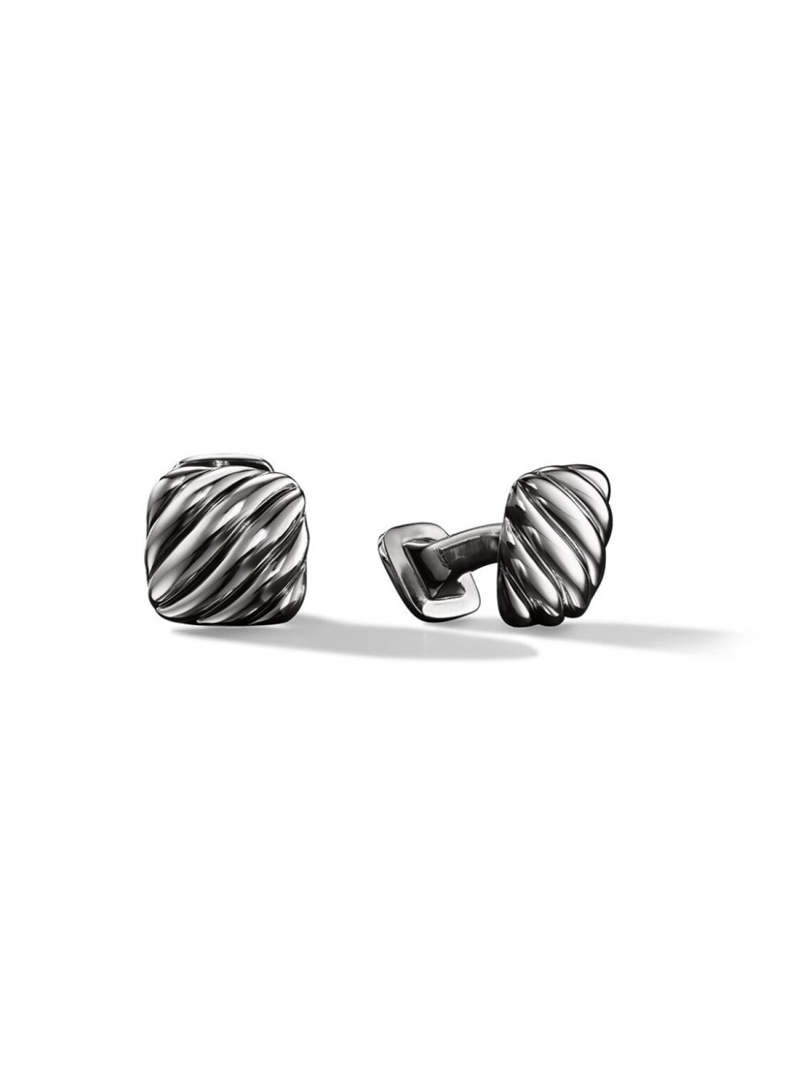 Серебряные запонки Sculpted Cable Cushion David Yurman, серебряный
Серебряные запонки Sculpted Cable Cushion David Yurman, серебряный