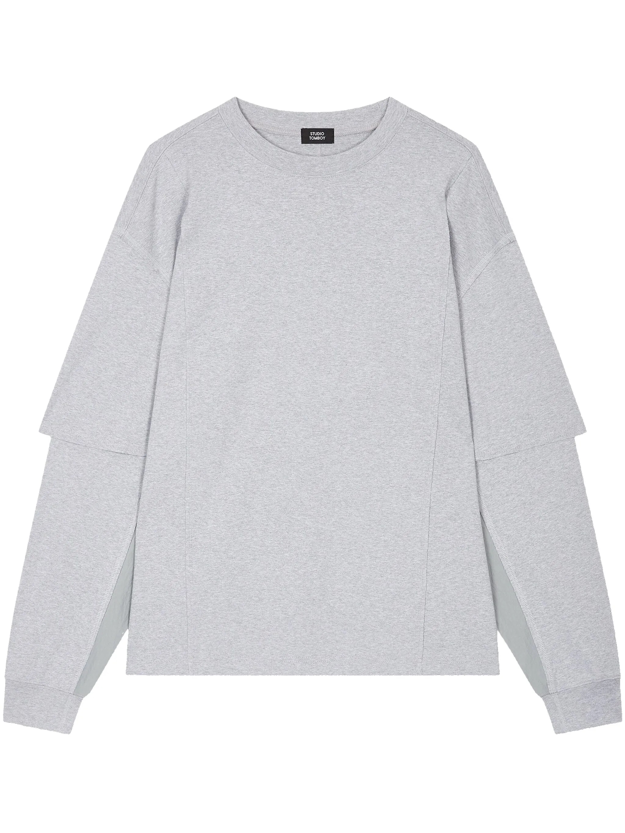 Многослойная толстовка Studio Tomboy, серый
Многослойная толстовка Studio Tomboy, серый