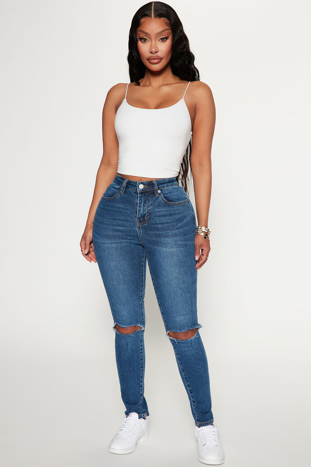 Джинсы скинни Fashion Nova FN1091, синий
Джинсы скинни Fashion Nova FN1091, синий