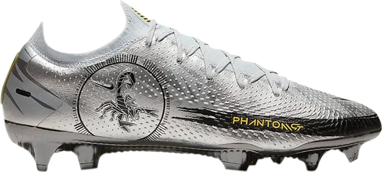 Бутсы Nike Phantom Scorpion Elite FG 'Secret Tournament Pack', серебряный
Бутсы Nike Phantom Scorpion Elite FG 'Secret Tournament Pack', серебряный