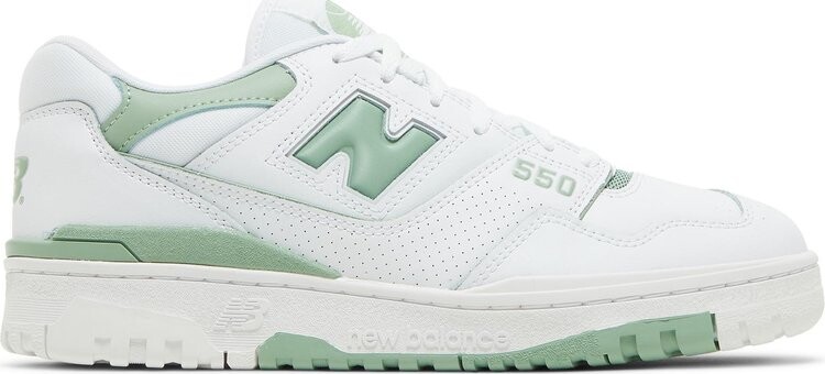 Кроссовки New Balance 550 'White Mint Green', белый
Кроссовки New Balance 550 'White Mint Green', белый