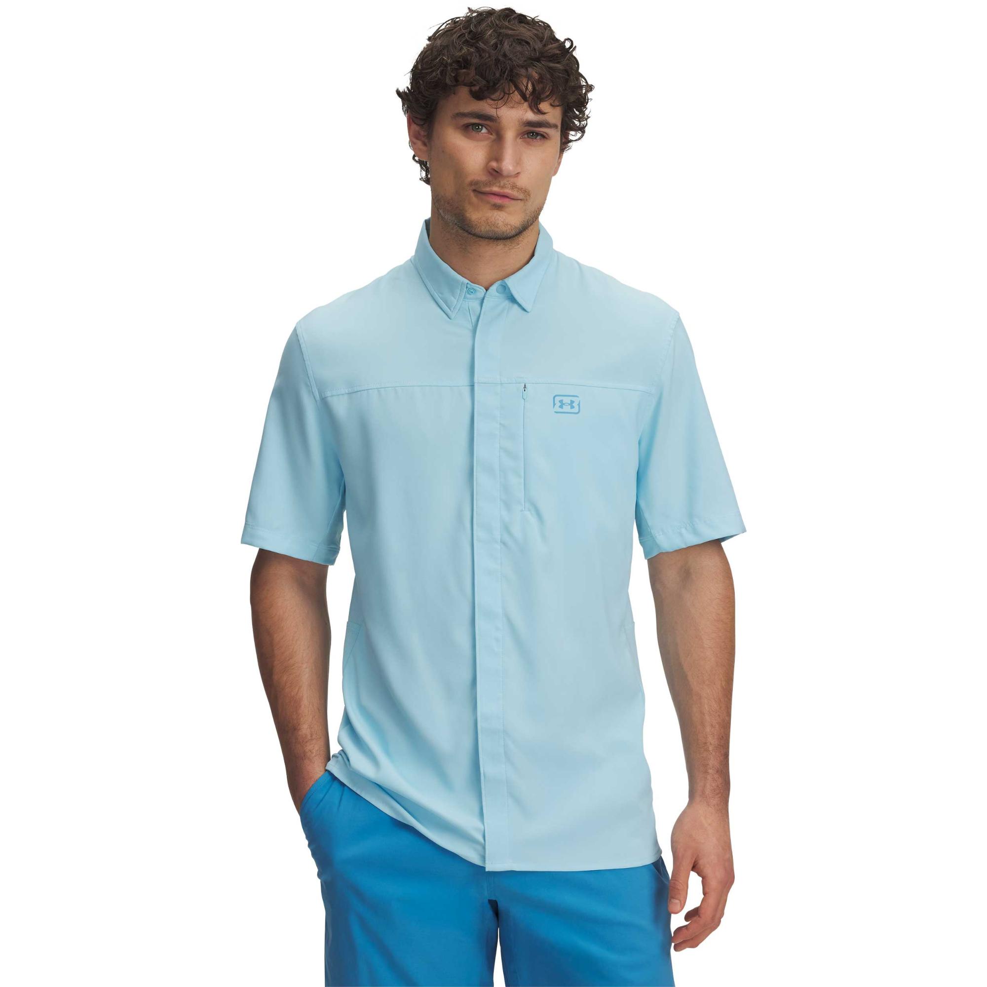 Мужская рубашка UA Fish Pro Hybrid Woven на пуговицах Under Armour, Stream/Ether Blue
Мужская рубашка UA Fish Pro Hybrid Woven на пуговицах Under Armour, Stream/Ether Blue