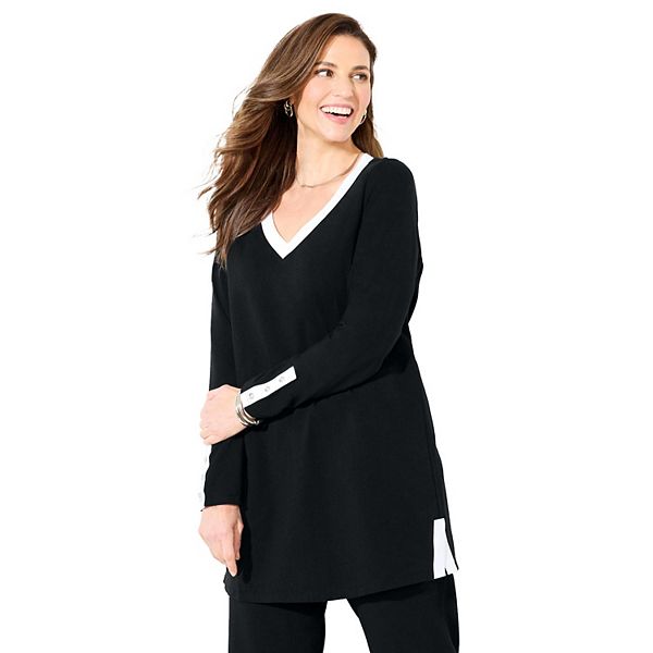 Женская футболка Suprema Studio контрастная plus size Catherines, Black, Черный, Женская футболка Suprema Studio контрастная plus size Catherines, Black
Женская футболка Suprema Studio контрастная plus size Catherines, Black, Черный, Женская футболка Suprema Studio контрастная plus size Catherines, Black