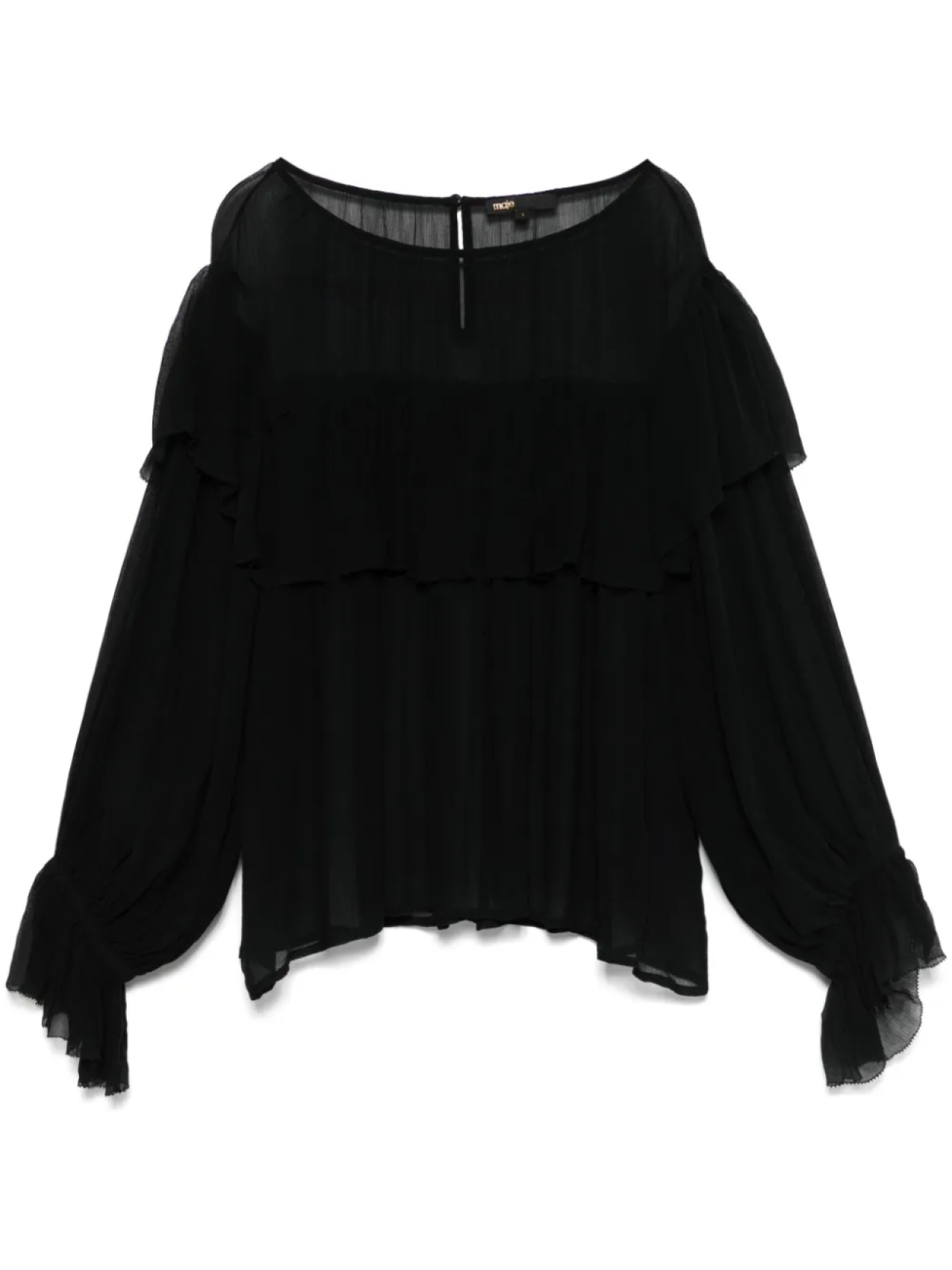 Maje полупрозрачная блузка, черный
Maje полупрозрачная блузка, черный
