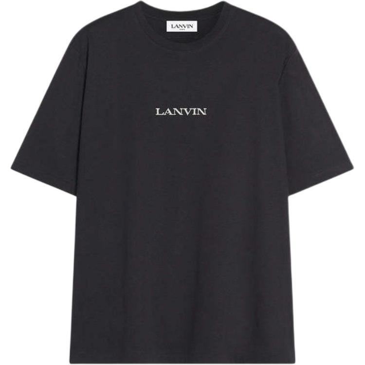 Футболка классическая с вышитым логотипом Lanvin, черный
Футболка классическая с вышитым логотипом Lanvin, черный