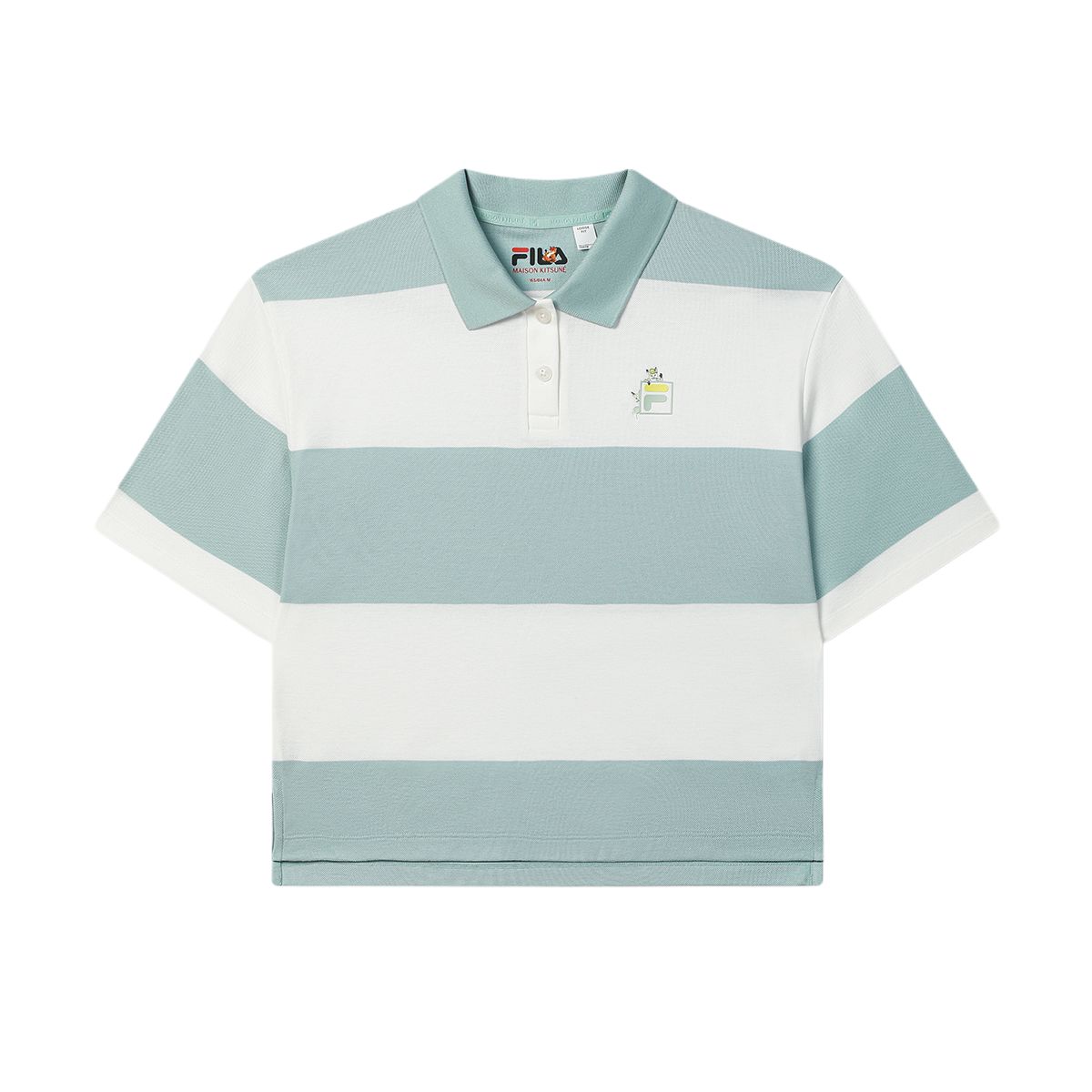 FILA Футболка-поло MAISON KITSUNE ORIGINALE женская Fruit Gray Green GN
FILA Футболка-поло MAISON KITSUNE ORIGINALE женская Fruit Gray Green GN