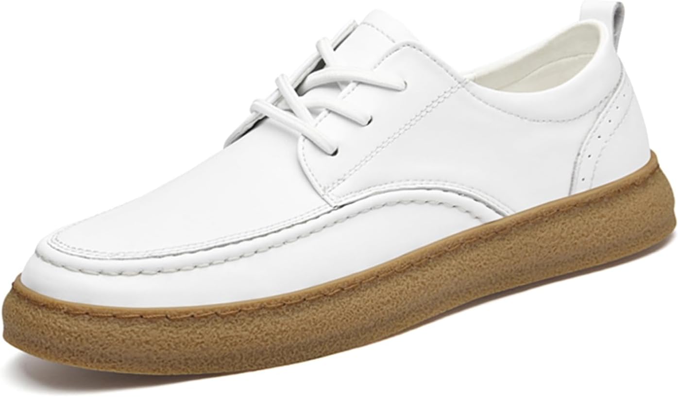 Мужские кроссовки из натуральной кожи с шнуровкой, классические повседневные низкие, удобные с круглым носком, плоская подошва, для тенниса, ходьбы, вождения и ежедневной носки Netehadi, белый
Мужские кроссовки из натуральной кожи с шнуровкой, классические повседневные низкие, удобные с круглым носком, плоская подошва, для тенниса, ходьбы, вождения и ежедневной носки Netehadi, белый