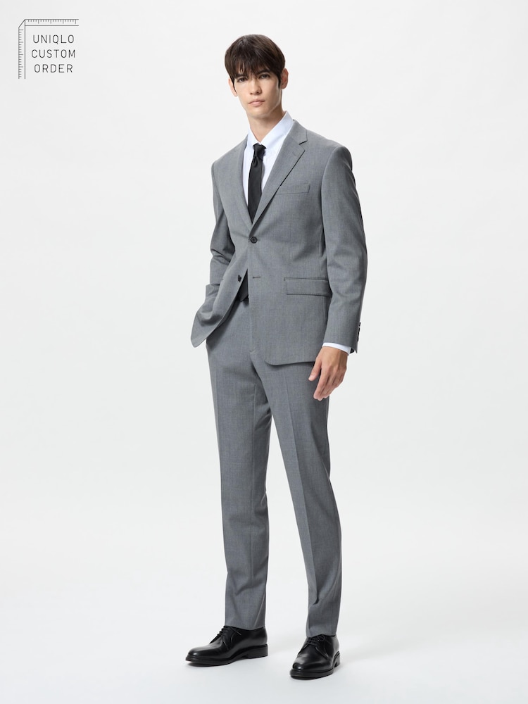 Брюки из шерсти стрейч Uniqlo, серый
Брюки из шерсти стрейч Uniqlo, серый