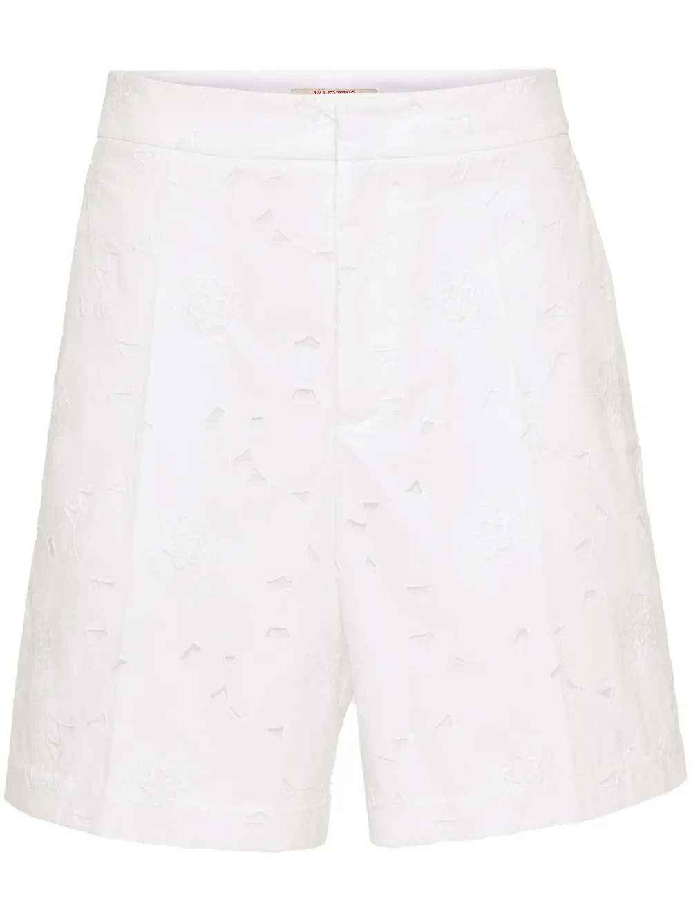 Шорты-бермуды с английской вышивкой Valentino Garavani, белый
Шорты-бермуды с английской вышивкой Valentino Garavani, белый