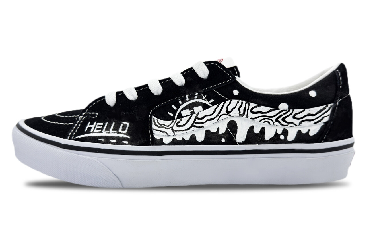 Кроссовки для скейтборда унисекс с низким верхом белого цвета Vans, черный/белый
Кроссовки для скейтборда унисекс с низким верхом белого цвета Vans, черный/белый