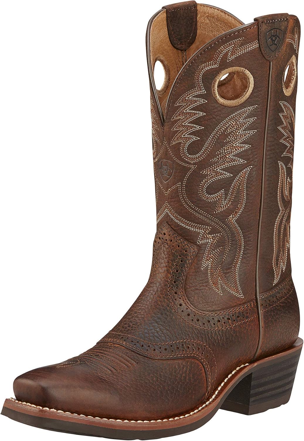 Мужские сапоги Ariat Heritage Roughstock Western с квадратным носком из кожи, коричневый
Мужские сапоги Ariat Heritage Roughstock Western с квадратным носком из кожи, коричневый