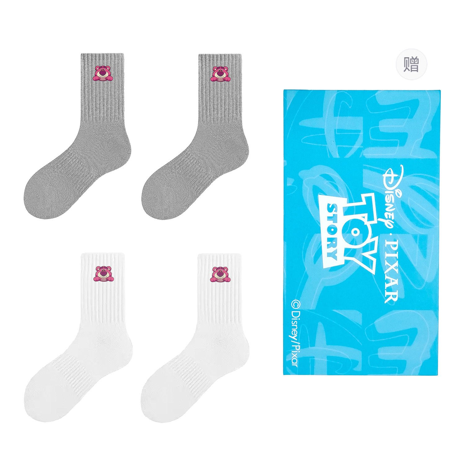 Коллекция Strawberry Bear унисекс носки Crew 4 пары в подарочной сумке Disney, серый/белый
Коллекция Strawberry Bear унисекс носки Crew 4 пары в подарочной сумке Disney, серый/белый