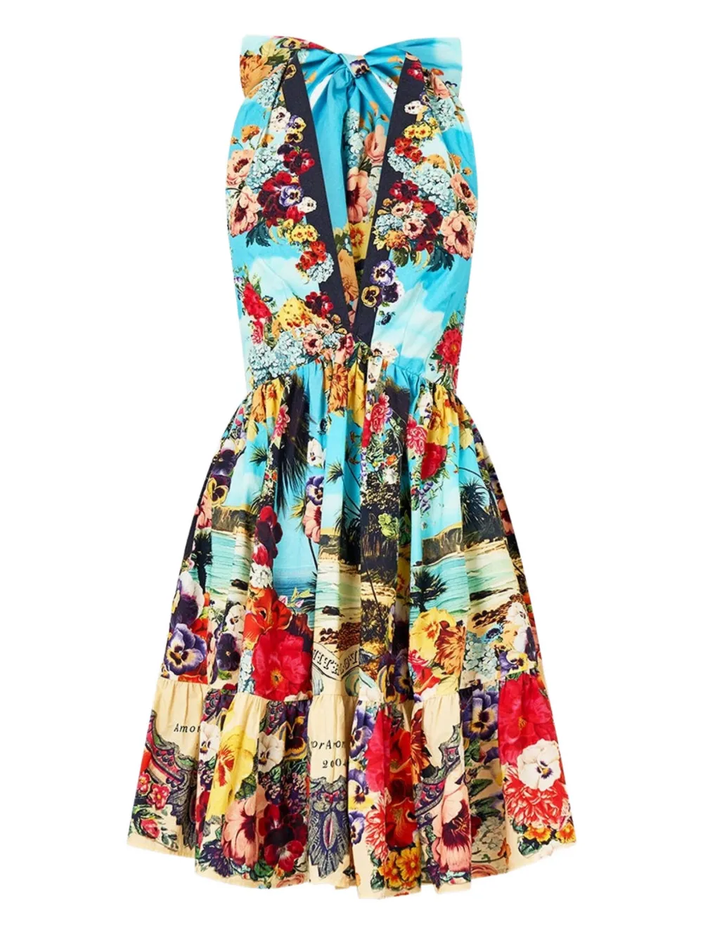 Платье Bathing Bombshell с вырезом халтер и цветочным принтом Camilla, синий
Платье Bathing Bombshell с вырезом халтер и цветочным принтом Camilla, синий