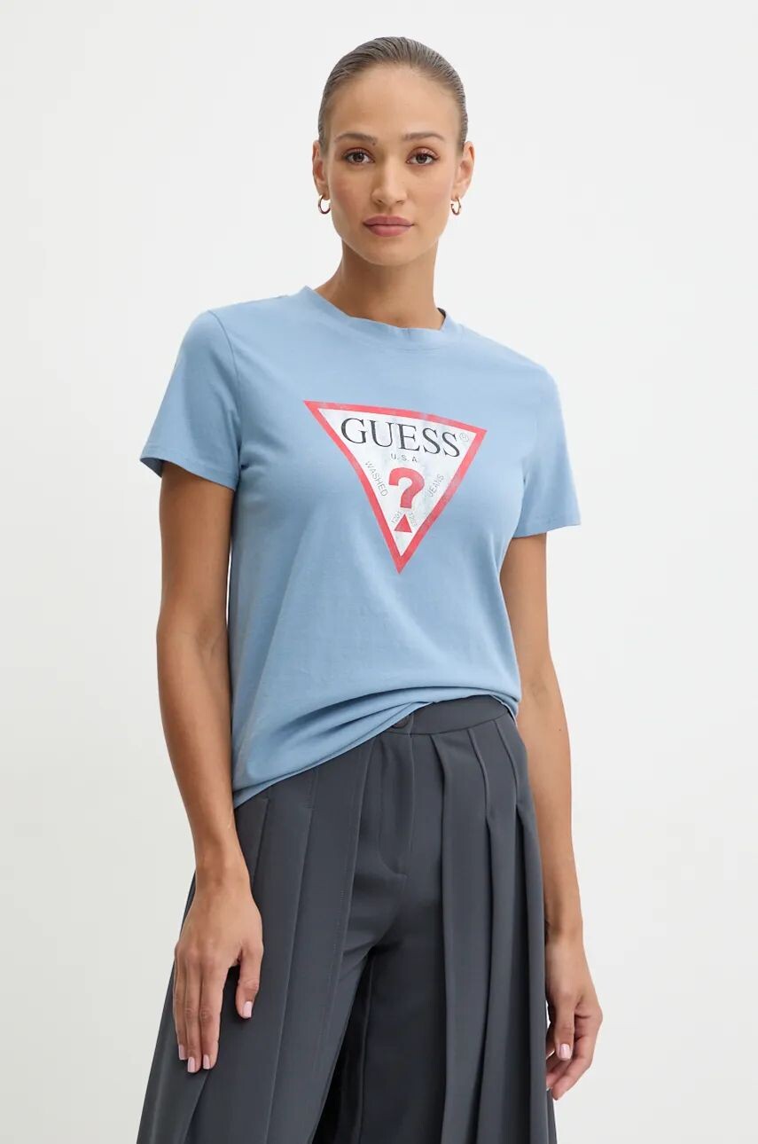 Футболка Guess из хлопка, синий
Футболка Guess из хлопка, синий