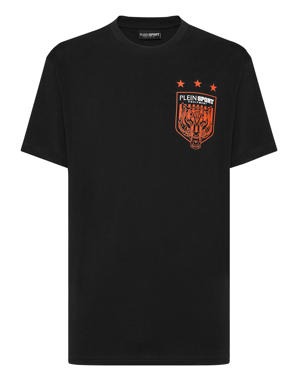Футболка с круглым вырезом SS Tiger Crest Edition Plein Sport, цвет Black / Orange
Футболка с круглым вырезом SS Tiger Crest Edition Plein Sport, цвет Black / Orange