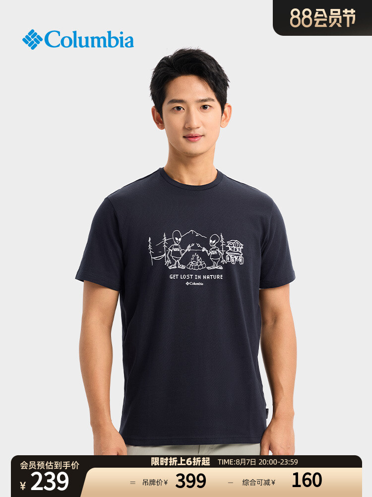 Мужская спортивная футболка Columbia с короткими рукавами и круглым вырезом, черный
Мужская спортивная футболка Columbia с короткими рукавами и круглым вырезом, черный